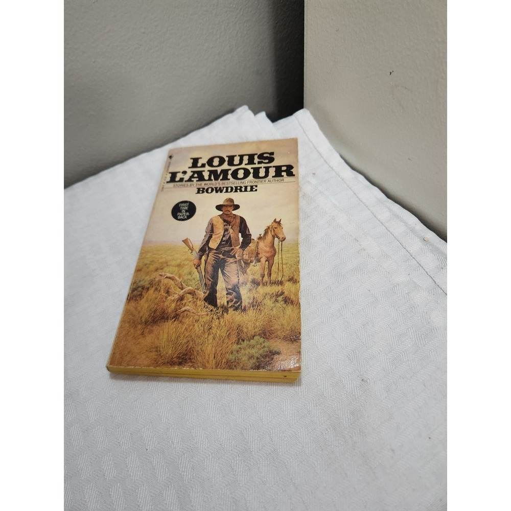 Louis L'Amour Bowdrie Vintage Western Paperback Book Bantam Fiction
